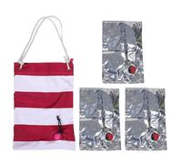 GLEAVI 1 Set Insulated Wine Bag with Spout Dispenser - Beach Wine Tote Beverage Liquor Pouch Travel Drink Carrier for Festivals Concerts Parties and Pool