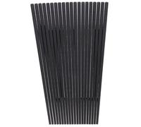 GLEAVI 10 Pairs Black Fiberglass Chopsticks Japanese Style Minimalist Tableware Pps Material Non-Slip Korean Cooking Dining Accessories for Home Hotel