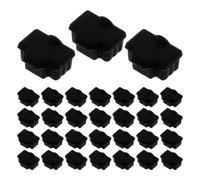 GLEAVI 100pcs Rj45 Computer Network Interface Dust Plug Silicone Stopper with Soft Material for Dust Protection and Maintaining Tight Grip, for Network Upgrades and Equipment Setup