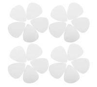 GLEAVI 100pcs Stainless Steel Guitar Plectrums Electric Bass Pick Smooth Edge Metal Jazz Pick Thumb Plectrum for Acoustic Guitar