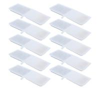 GLEAVI 10pcs Cat Fountain Filter Pack Cat Fountain Replacement Filter Activated Carbon Resin White Universal Model