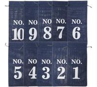 GLEAVI 10Pcs Natural Jute Wine Bottle Bags Drawstring Reusable Wine Pouches Navy Blue Decorative Bags for Travel and Party Packaging