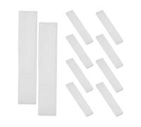 GLEAVI 10pcs Natural White Selenite Crystal Wands with Unique Texture and Space-Saving Design, 2.17in Moroccan Selenite Sticks for Meditation, Room Decor, and Museum Display