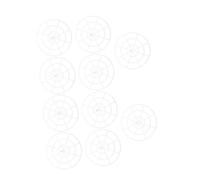 GLEAVI 10pcs Plastic Pickle Jar Press Plates Compact Fermenting Mesh Weights for Vegetables Peppers and Fermented Foods Kitchen-Friendly Easy to Clean Canning Supplies