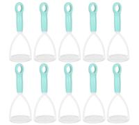 GLEAVI 10pcs Potato Press: Compact Food Masher - Handheld Avocado Smasher for Smooth Mashing - Baby Food Pressing Tool for Mashed Potatoes