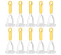 GLEAVI 10pcs Potato Press: Compact Food Masher - Handheld Avocado Smasher for Smooth Mashing - Baby Food Pressing Tool for Mashed Potatoes
