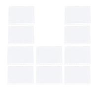 GLEAVI 10pcs PVC A5 A6 B5 Ticket Storage Bags with Zipper Binder Pockets, Thick Loose-Leaf Document and Card Holder for Office Filing and Travel