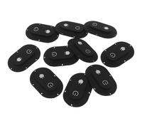 GLEAVI 10pcs Rubber Key Cap Covers for Robot Vacuum and Vacuum Cleaner, Soft Nitrile Rubber Push Button Switch Caps with Conductive Pad Kit, Highly Responsive for Daily Heavy Use