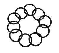 GLEAVI 10pcs Rubber Sound Bowl Rings for Singing Bowls Circular Black Rubber Gasket Seal Prevents Leakage of Liquids Or Gases Easy to Replace and Musical Instruments