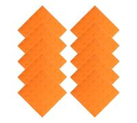 GLEAVI 10Pcs Yellow Dot PVC Tactile Paving Tiles Blind Sidewalk Bricks Non-Slip Rubber Guidance Boards for Safe Walkways and Visual Impairment Aids