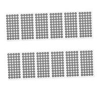 GLEAVI 12 Sheets Scanning Reference Points Marking Point for Scanner Reflective for Positioning Scanning Marking Sticker Scanner