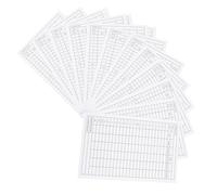 GLEAVI 12Pcs Golf Score Cards Coated Paper Record Cards Competition Supplies for Accurate Score Tracking