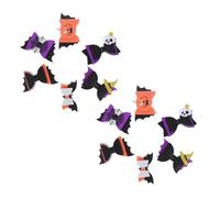 GLEAVI 12pcs Halloween Hair Clips for Women and Cute Glitter Pumpkin Spider Lightweight Cosplay Accessories for Party Costume Decoration