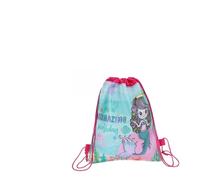 GLEAVI 12pcs Mermaid Cartoon Drawstring Bags, Adorable Storage Pouches with Adjustable Drawstrings, Lightweight School Backpacks, Travel and Pe Use