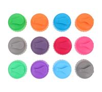 GLEAVI 12pcs Soda Can Lids: Reusable Silicone Spill-Proof Beverage Can Covers - Leakproof Seal Caps For Outdoor Picnic Travel Dishwasher Safe