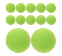 GLEAVI 12PCS Soft Ball Blaster Refill: Mini Foam Rounds For Sports Launcher - 6cm/2.4in Foam Replacement Projectiles For Carnival Outdoor Game