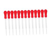 GLEAVI 13pcs Glass Dropper Pipette Droppers for Home and School Experiments Lightweight Liquid Transfer Tool for Safe and Easy Use