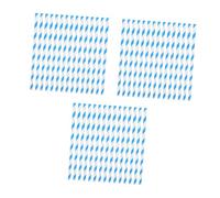 GLEAVI 150 pcs Blue White Striped Cotton Candy Paper Sticks for Commercial Cotton Candy Machines for Birthdays Weddings Holiday Parties