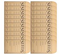 GLEAVI 150pcs Small Kraft Envelopes for Seeds Storage with Self-Adhesive Seal Resealable Seed Packaging Bags for Garden Flower Vegetable Plants Writing Easy Labeling and Organization