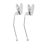 GLEAVI 1pair Piano Music Book Clip Stable Grip White with Sophisticated Finish Elegant Appearance Versatile Use for Concerts and Teaching Sessions