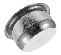 GLEAVI 1Pc Stainless Steel Rice Cooker Inner Pot Capacity Non Stick Cooking Insert for Electric Cookers Replacement Pan for Efficient Rice Cooking and Versatile Kitchen Use