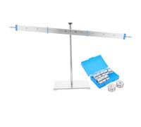 GLEAVI 1set Demonstration Balance Lever - Alloy Math Manipulatives for Early Education Lever Balance Instrument with Accurate Weights