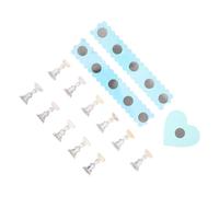 GLEAVI 1set Practice Nail Stand for Press with Acrylic Rectangle Heart Shape Holders Portable Manicure Tool for Home Salon Beginners Professionals Realistic Nail Art Display Rack for DIY