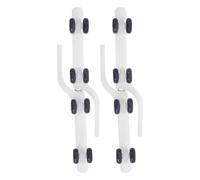 GLEAVI 2 Pairs Curtain Rail Pulley Closure Light Blockers Tracks Roller Bearing Magnetic Closure For Home Bedroom Window Shades And Blinds