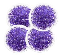 GLEAVI 2 Pairs Purple Gel Ice Compress Eye Pads Hot Cold Therapy Cooling Eye Mask for Fatigue Relief at Home