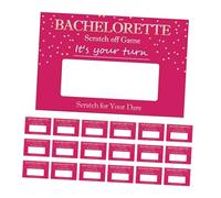GLEAVI 20 Sheets Bachelorette Party Scratch Off Cards Unique Dare Game Cards for Bridal Showers Fun and Favors for Night Out Odor Design for Memorable Celebrations
