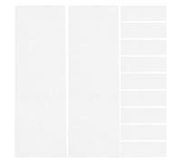 GLEAVI 200pcs Microscope Slides: Pre-Cleaned Clear Blank Microscope Slides Glass Cover Slips For Basic Biological Science Education Classroom Lab Use