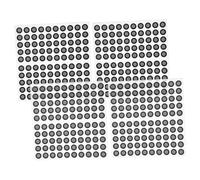 GLEAVI 200pcs Reflective Film Dot Point Markers for 3d Scanner Accurate Tracking and Diffuse Reflection Reference Markers for Machine and Research