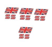 GLEAVI 20pcs Magnetic England Flag Car Sticker Flag Decals Easy to Apply Car Decal for Men