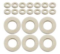 GLEAVI 20pcs Musical Instrument Key Pads Trumpet Replacement Felt Washers Cushion for Trombone Valve Guard