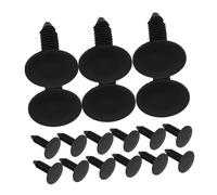 GLEAVI 20pcs Plastic Fasteners and Auto Attachment Clips Black Nylon Car Bumper Clips for Trunk Lining Universal Fit Panel Rivets for Vehicle Maintenance Sturdy and Simple to Install