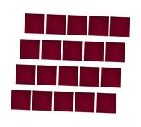 GLEAVI 20pcs Red Cocktail Napkins Disposable Two-Layer Paper Napkins for Weddings Parties and Everyday Use Soft and Absorbent