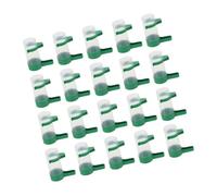 GLEAVI 20pcs Small Plastic Bird Cage Water Drinker Bowl for Parrots and Small Birds Automatic Spill-Proof Water Dispenser and Parakeet Feeders