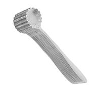 GLEAVI 20pcs Stainless Steel Flower Latte Spoons for Coffee Tea Party Mixing Dessert Bar Kitchen Tableware with Polished Silver Finish and Wear-Resistant Design