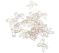 GLEAVI 24pcs Decorative Small Paper Clips Set, Gold Bee and Rose Gold Butterfly Animal-Shaped Tiny Document Clips for Office and School Filing