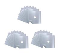 GLEAVI 24pcs Draining Mat Cooker Cleaner Non-stick Cooking Mat Camping Cooking Stove Jet Boiler Stove Gas Range Protector