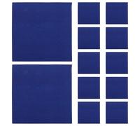 GLEAVI 25pcs Disposable Hand Towels: 8"x8" Linen-Feel Guest Towels - Soft and Absorbent Cloth-Feel Dinner Napkins for Weddings Parties Cocktail Birthday Bathroom Dark Blue