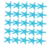 GLEAVI 25Pcs Hawaii Style Simulated Sea Star Ornaments Ocean Themed Decor for Microlandscape Layout Realistic Under Sea Decorations for Craft and Home Decoration