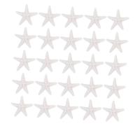 GLEAVI 25Pcs Lifelike Ocean Ornaments Simulated Sea Stars Decor for Fish Tanks Microlandscapes Bright Coastal Theme Decorations for Hawaii Style Parties