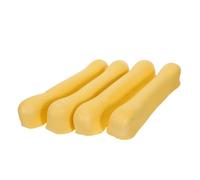 GLEAVI 2pairs TPR Underarm Cushions for Forearm Crutches Yellow Gel Pads Comfortable Crutch Pad Covers Replacement Armpit Supports for Elderly Mobility Aids