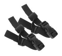 GLEAVI 2Pcs Black Accordion Chest Strap with Buckle, Portable Instrument and Backpack Chest Adjustment Belt, Anti-Slip Safety Chest Strap Replacement for Hiking and Outdoor Use