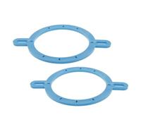 GLEAVI 2Pcs Car Speaker Spacer Ring: Plastic Mounting Bracket for 3.5" 4" Center Channel Speakers, DIY Upgrade