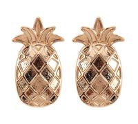 GLEAVI 2pcs Cartoon Pineapple Brooch Pin Set Tropical Fruit Collar Pins for Scarves Cardigans and Bags Summer Beach Party Accessories