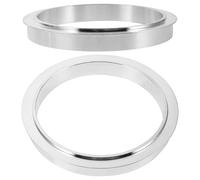GLEAVI 2pcs Cup Sealer Ring: Bubble Tea Machine Aluminum Sealing Ring Automatic Sealer Metal Sealing Gasket For Milk Tea Coffee Beverage Cups 95 Mm To 80 Mm