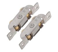 GLEAVI 2pcs Door Roller Wheel Sliding Track Door Rollers Sliding Window Track Shower Wardrobe Window Metal Wheels Silent Pulley