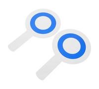 GLEAVI 2pcs Double-Sided Dry Erase Answer Paddles Handheld Voting Boards for Classroom Events Teacher Judging Yes No Decision Paddle School Activity Supplies